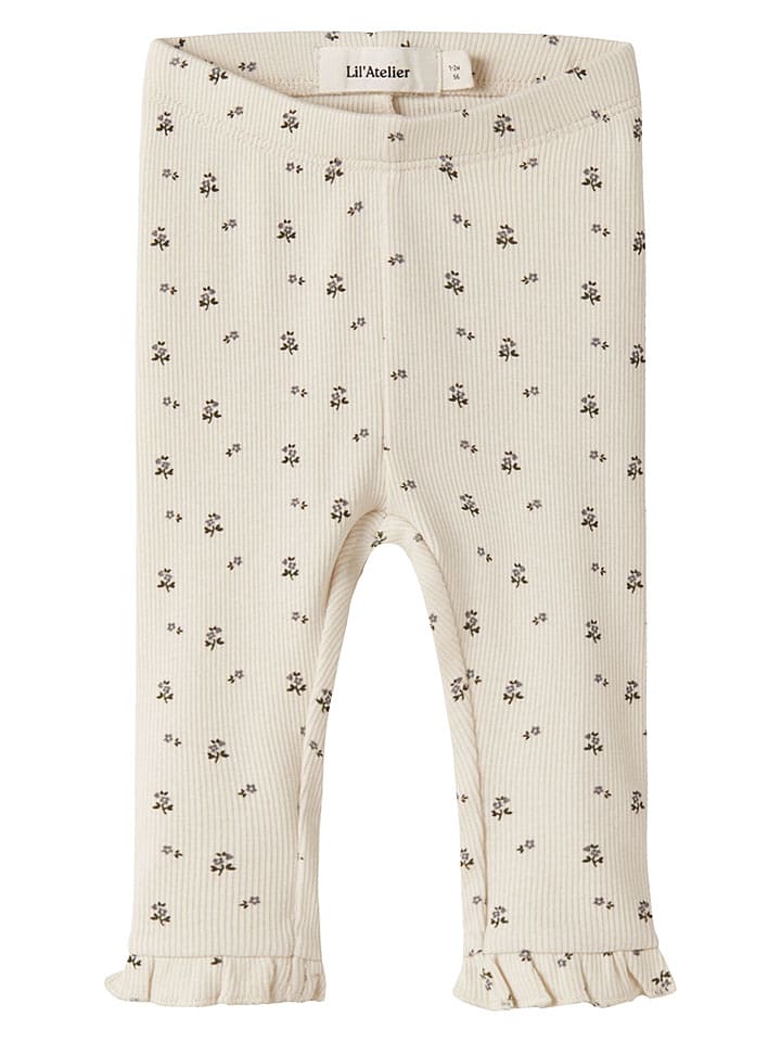 Lil Atelier Leggings "Lago" in Creme - 68