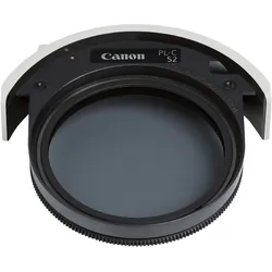 Canon Steckfilter 52 mm PL-C (52 mm, Polarisationsfilter), Objektivfilter, Schwarz