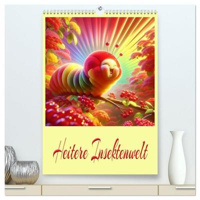 Heitere Insektenwelt (hochwertiger Premium Wandkalender 2026 DIN A2 hoch), Kunstdruck in Hochglanz