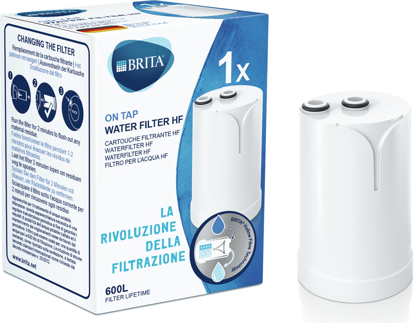 Brita Waterfilterpatroon On Tap HF (1 stuk)