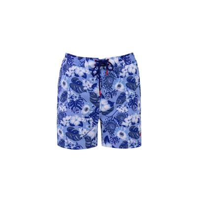 Badeshorts FROZEN CAPE "Frozen Cape Badehose RIBEIRA", Herren, Gr. M, blau, Casual, Badehosen Badeshorts, mit integrierten Kompressionsshorts