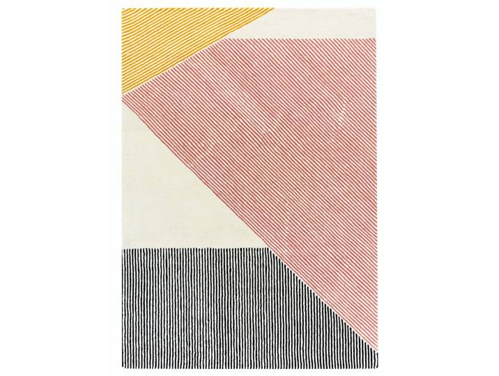 NJRD Tapis en laine Stripes Rose 200x300 cm