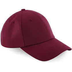 Beechfield Unisex 6-Panel Baseball Kappe 'Authentic' Klassische Cap B59 burgundy one size