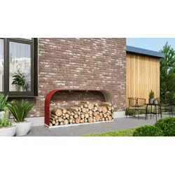 Vitavia Kaminholzregal "Lignum 401",rubin,40 x 210 x 100 cm (quer)