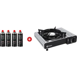 Berger Stromboli Kartuschenkocher 2,2 kW mit Koffer inkl. 4 x 227 g Enders Gaskartuschen