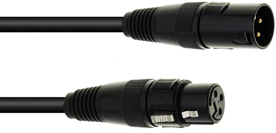 EuroLite Dmx Kabel Xlr 3pol 15 M Schwarz