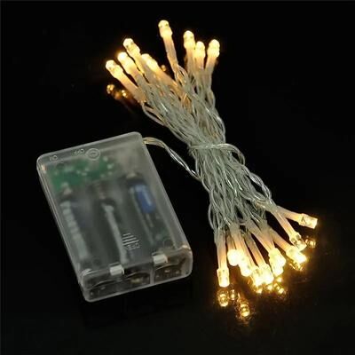Uplift Picks 3M10M Battery Operated Fairy Lights Waterproof LED String Lights 10 M 80 Led multicolor
