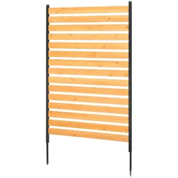 VEVOR Sichtschutzzaun aus Holz, 1550x980 mm, 1-Paneel-Sichtschutzwand für Klimaanlagen, Umzäunung für Poolausrüstung mit Metallpfählen, Mülltonnenversteck für den Außenbereich als Gartendekoration