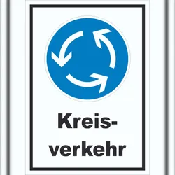 Schild Kreisverkehr A1 (594x841mm)