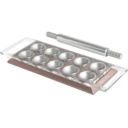 Marcato Ravioli Tablette - Puderrosa, Zubehör Küchengeräte, Rosa, Silber