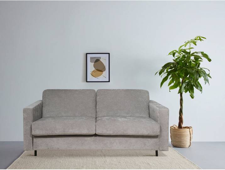 OTTO home Schlafsofa Virming, Dauerschlaf-Funktion mit Unterfederung und Matratze