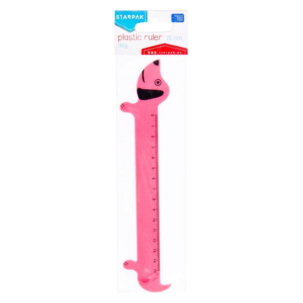 Starpak Plastiklineal 15cm Hund (15 cm, Kunststoff) (41911754)
