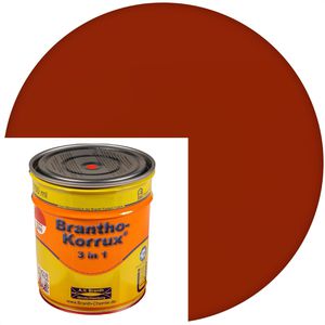 Branth Branth Rostschutzfarbe  o-Korrux 3 in 1, feuerrot, RAL 3000, seidenglänzend, 0,75l