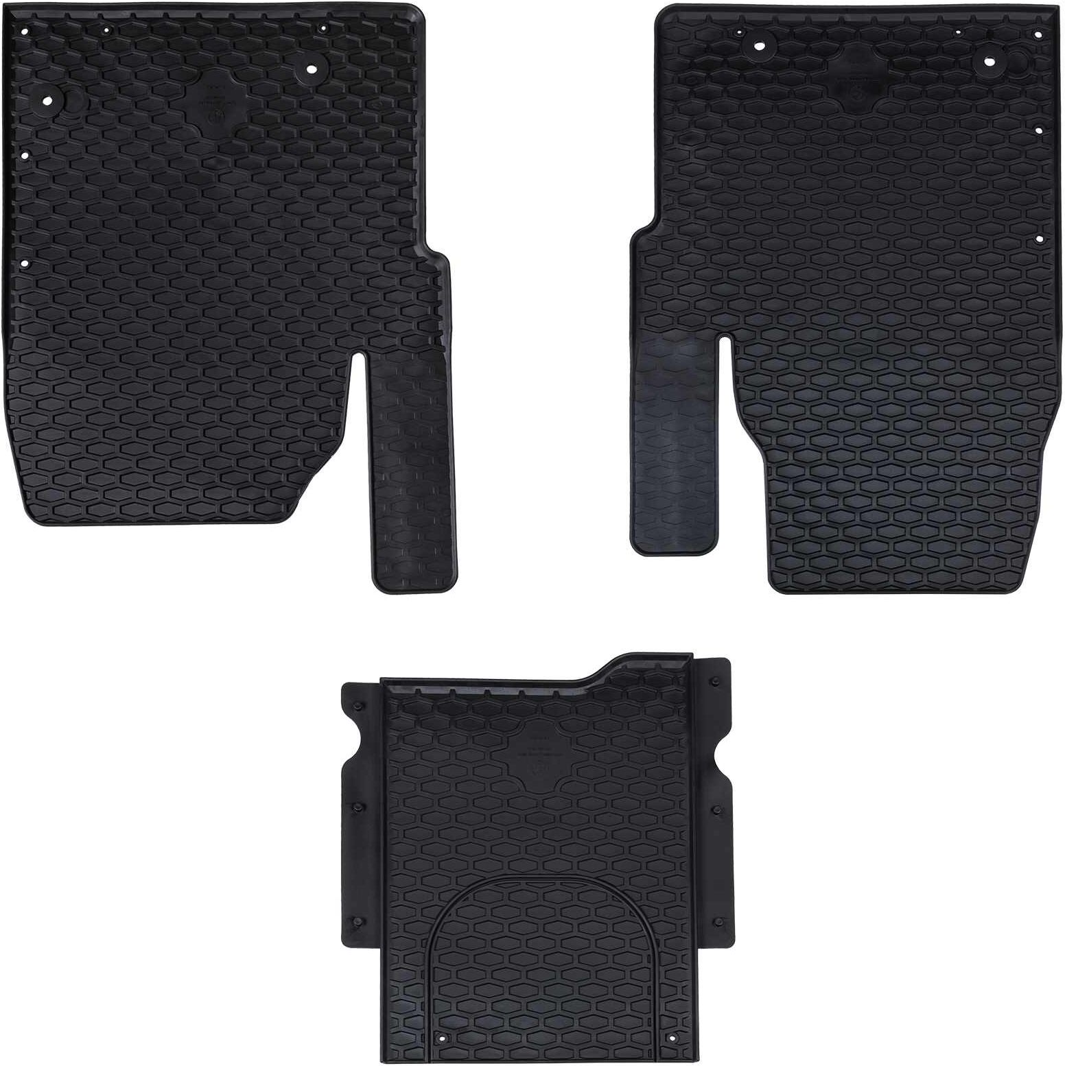 vidaXL Tapis de voiture 3 pièces Convient pour TRANSIT CUSTOM 2023-
