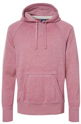 J America JA8915 Vintage Zen Pullover Hood T-Shirt in Rose size Medium 8915