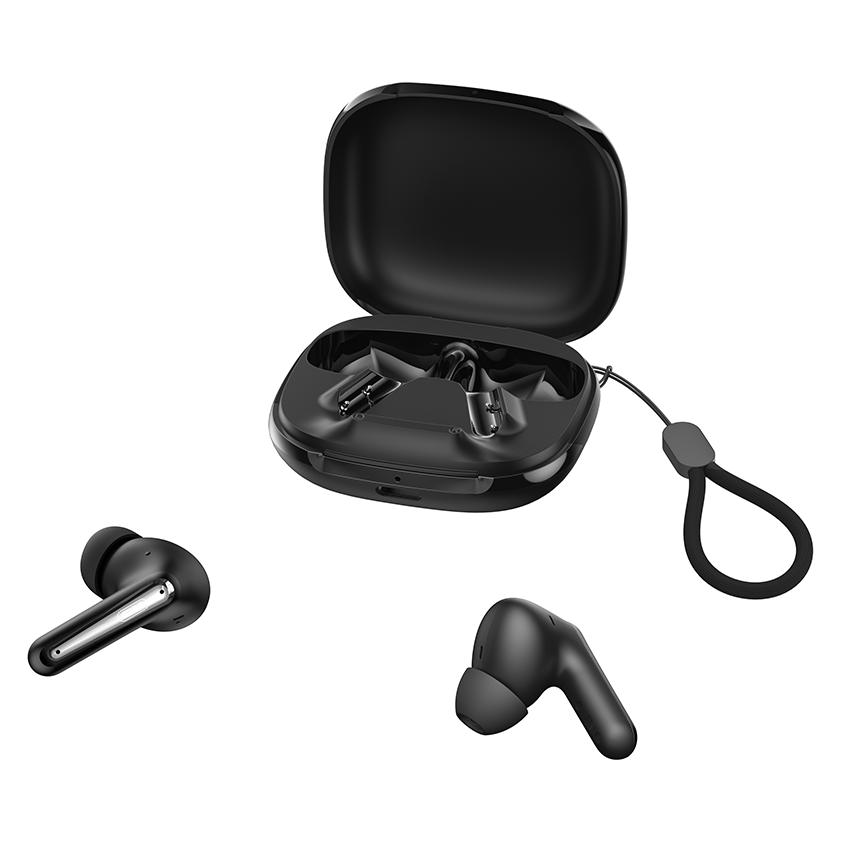xO Bluetooth-Kopfhörer G53 TWS schwarz mit ANC + ENC und Ladestation (ANC, 6 h, Kabellos) (72251522)