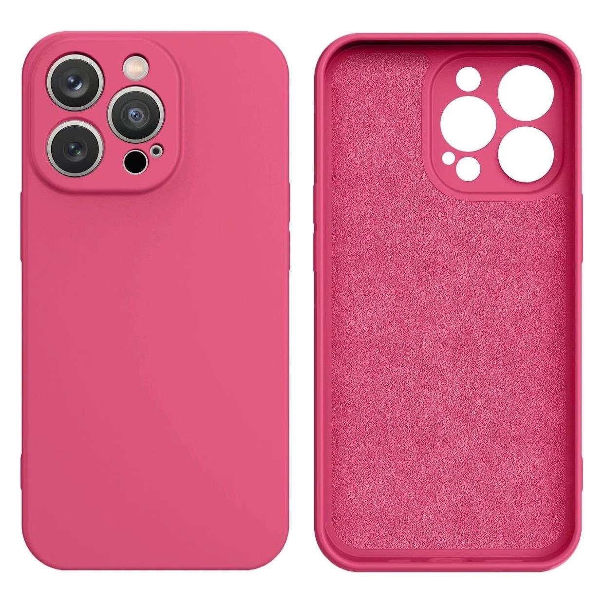 Hurtel Silikonhülle iPhone 14 Plus Silikonhülle Fuchsie (Apple iPhone 14 Plus) (1404978613)
