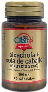 Obire Alcachofra + Cavalinha 300 mg 60 Caps