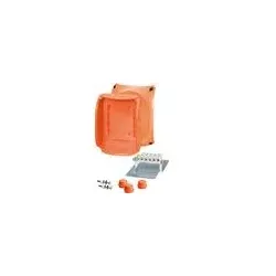 Hensel 62000187 Kabelabzweigkasten mit Funktionserhalt, 1,5-6 qmm, 5polig, Thermoplast FK 1606
