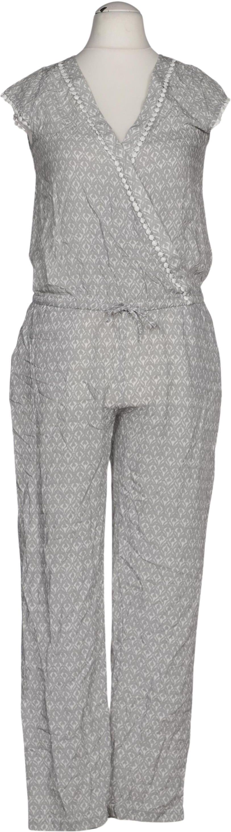 Uno Piu Uno Damen Overall oder Jumpsuit, Grau, Gr. M, Viskose - Second Hand