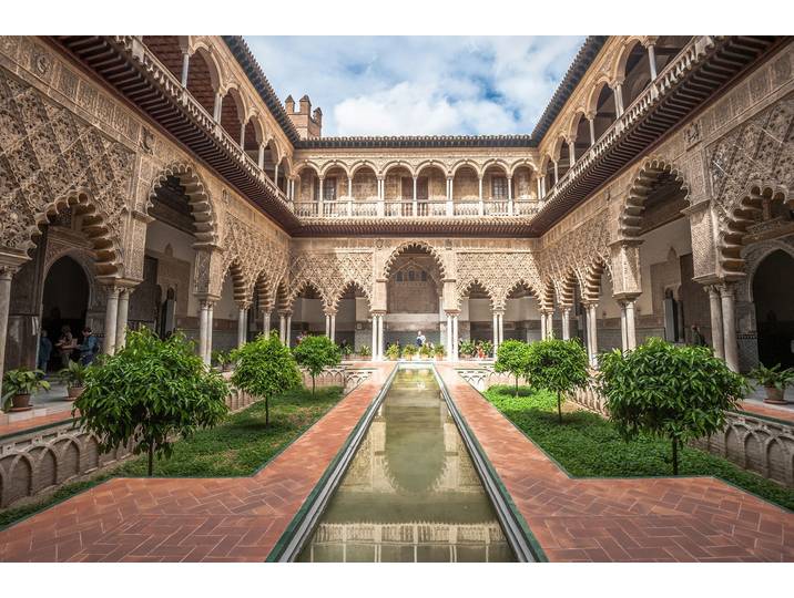 Papermoon ARCHITEKTUR-ALCAZAR SEVILLA PALAST