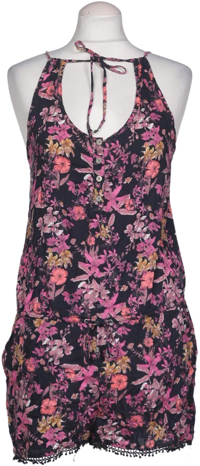 O Neill Damen Overall oder Jumpsuit, Mehrfarbig, Gr. M, Viskose - Second Hand