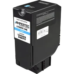 Kompatibler Toner ersetzt Lexmark 24B6717 cyan