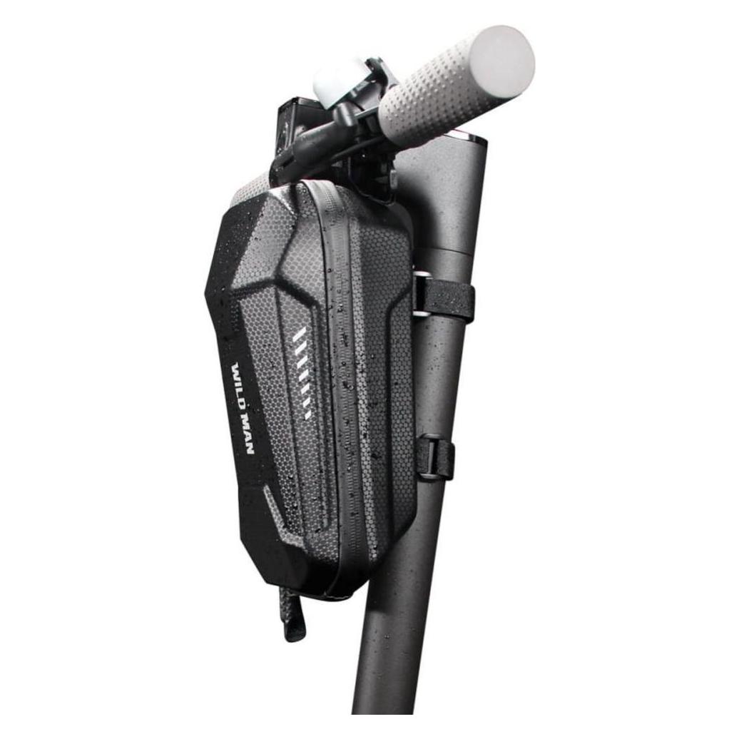Wildman Bicycle accessory traveling bag for scooter waterproof 2L ES8 black (2 l, Lenkertasche) (59962596)