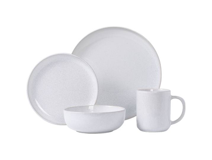 Geschirr-Set Keira weiss Stoneware 16 Stk - Geschirr-Set