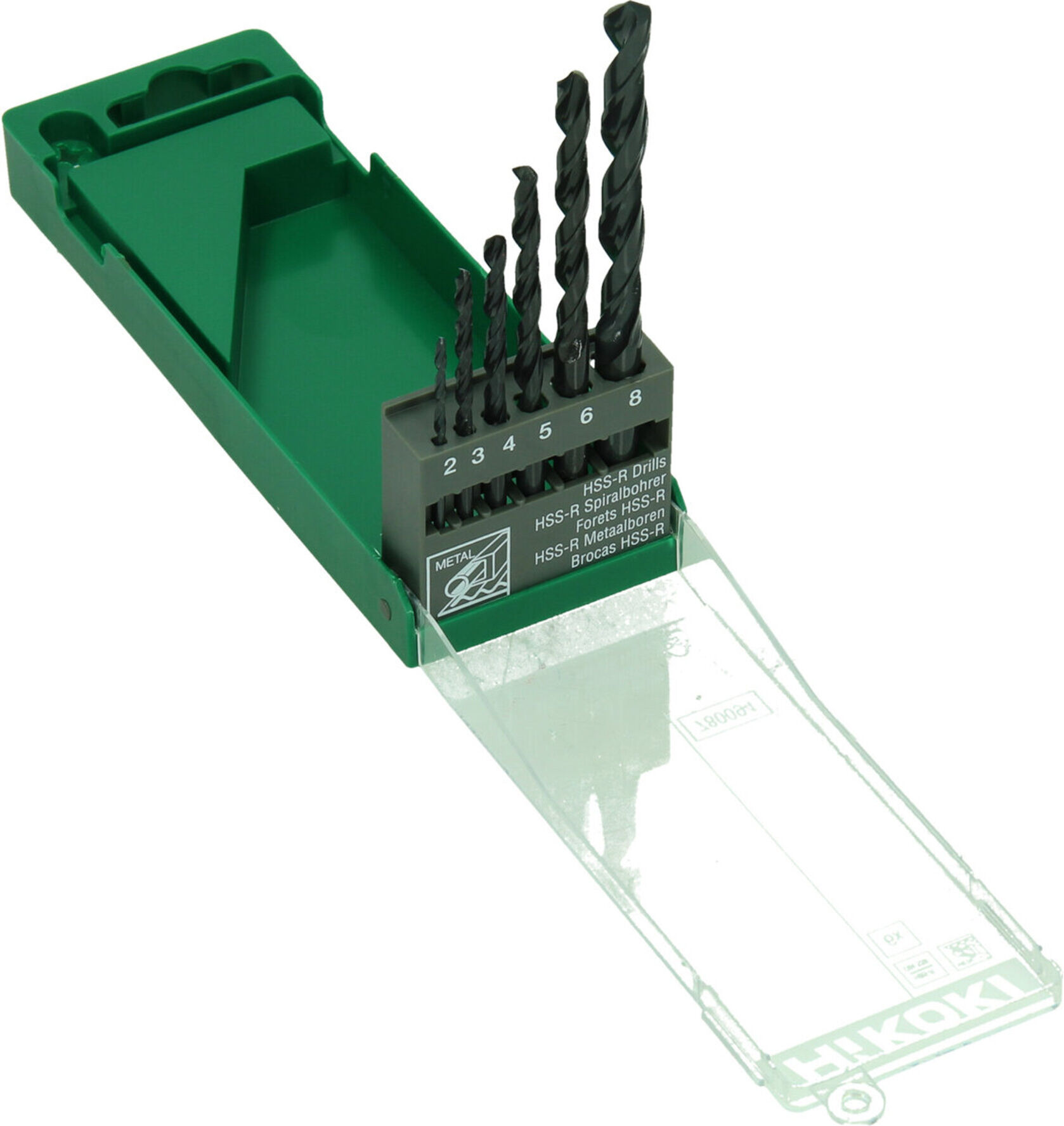 HiKOKI Metallbohrerset 6-teilig 2/3/4/5/6/8 (780094)