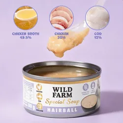 WILD FARM Special Soup 80g Haarball