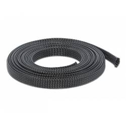 Delock 18902 18902 Geflechtschlauch Schwarz Polyester 10 m 8 bis 24 mm 1 St.