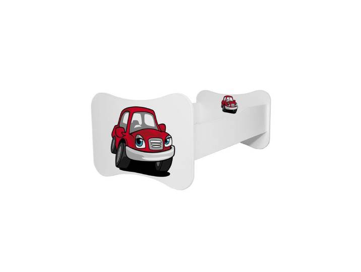 Feldmann-Wohnen Kinderbett Gonzalo (max. Belastbarkeit 110kg, Liegefläche 80 x 160 cm, 1-tlg., mit Matratze und Lattenrost), 88cm weiß 80 x 160cm Liegefläche