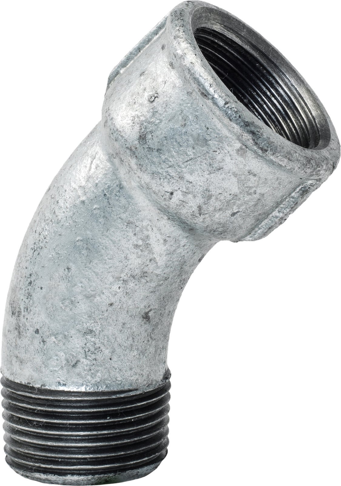 Gebo Boog 45 graden verzinkt 2 inch