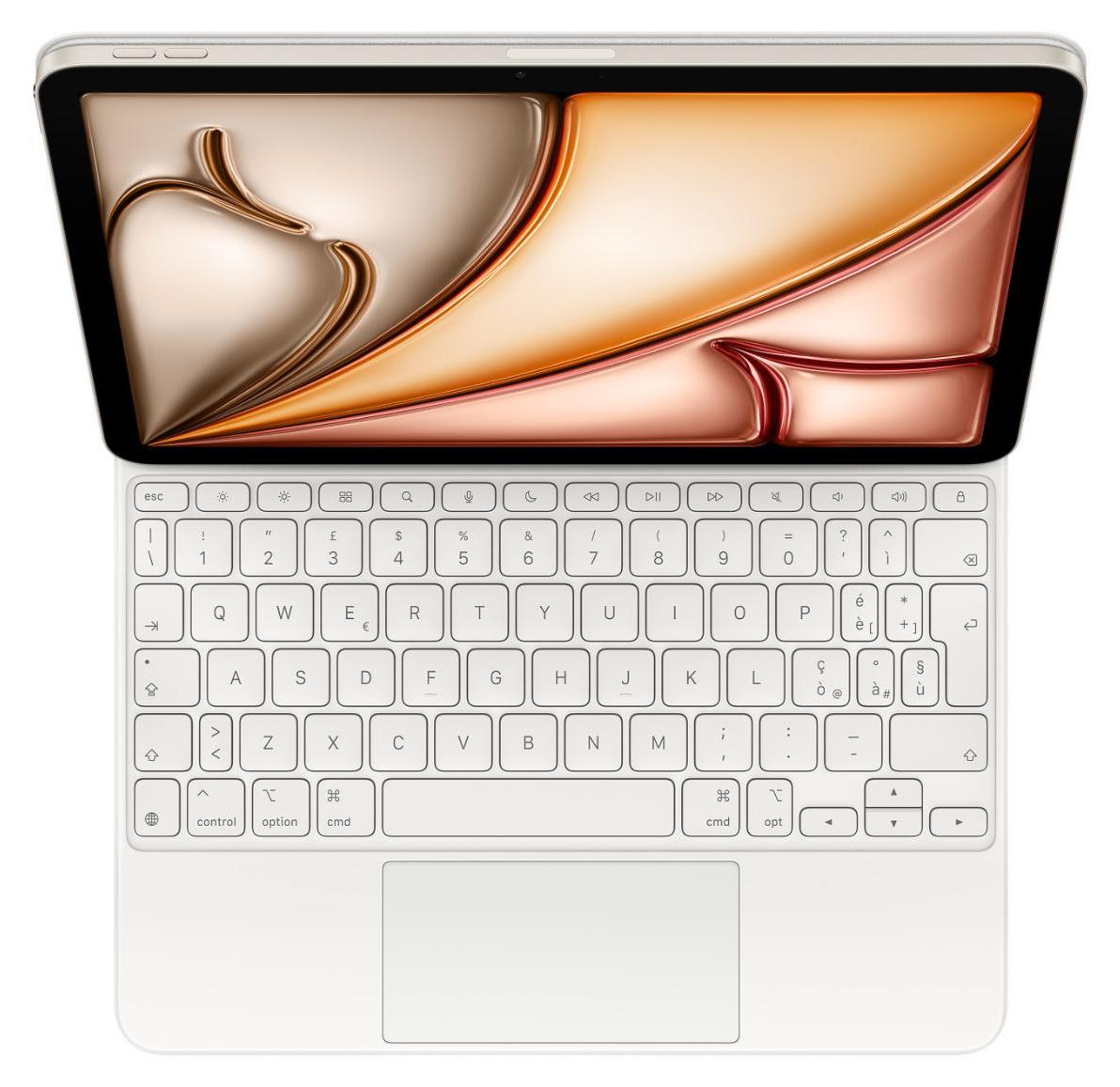 Apple Magic Keyboard, QWERTY, Italienisch, Trackpad, Scherenschalter, Apple, iPad Air 11-inch (M3) iPad Air 11-inch (M2) iPad Air (5th generation) iPad Air (4th generation)