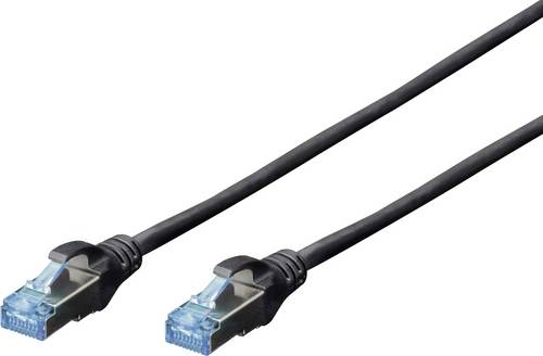 Digitus DK-1531-050/BL RJ45 Patchkabel CAT 5e SF/UTP 5.00m Schwarz 1St.