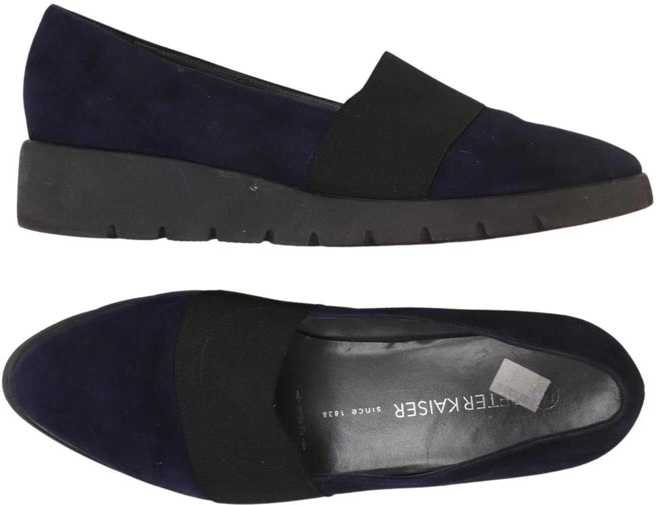 Peter Kaiser Damen Halbschuh, Marineblau, Gr. EU 37, Leder - Second Hand