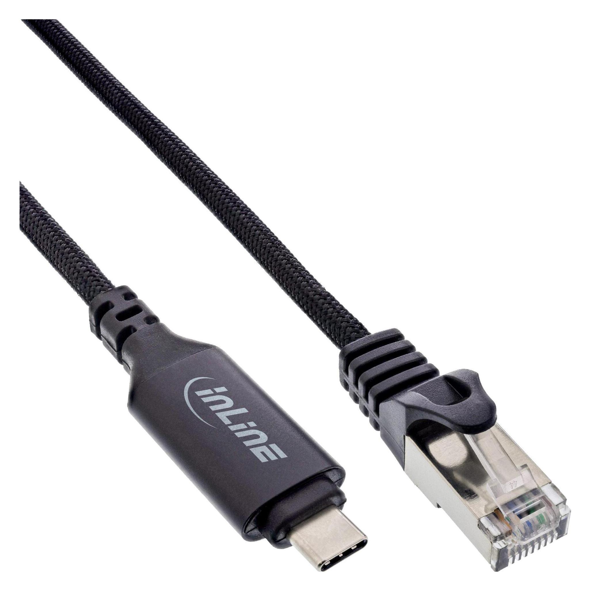InLine USB 3.2 Netzwerkadapter Kabel (USB 3.2, USB-C, RJ45 (1x)) (33381B)