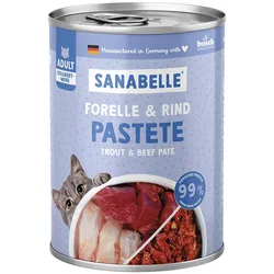 Sanabelle Forelle & Rind + Lachsöl 6x400 g