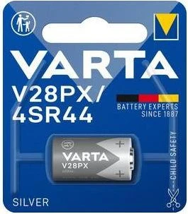 VARTA Spezialbatterie mit Silberoxid V28PX/4SR44 - 1 Stück