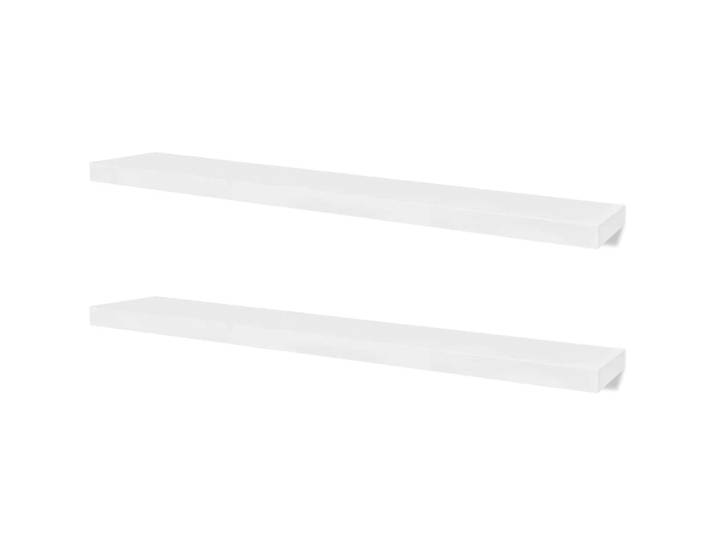 vidaXL Wandregale 4Er Set Weiss 120 Cm, Weiß, 20x3.8x120 cm, Wohnzimmer, Regale, Wandregale