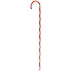 LED Zuckerstange   , rot , Kunststoff , Maße (cm): B: 18 H: 120 T: 2.5