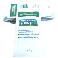 Notfall Brandgel Leina Waterjel 6 x 4,0 g Sachets zur schnellen Versorgung von Brandwunden