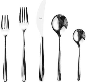 Mepra Morgana Flatware Set - 5 Pieces - Stainless Steel