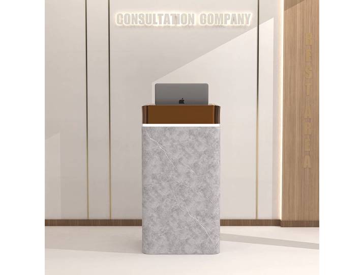 Bureaux de réception simples pour Salon de beauté, tiroirs, petit comptoir de Bar, réception de luxe personnalisée, mobilier de bureau ﻿