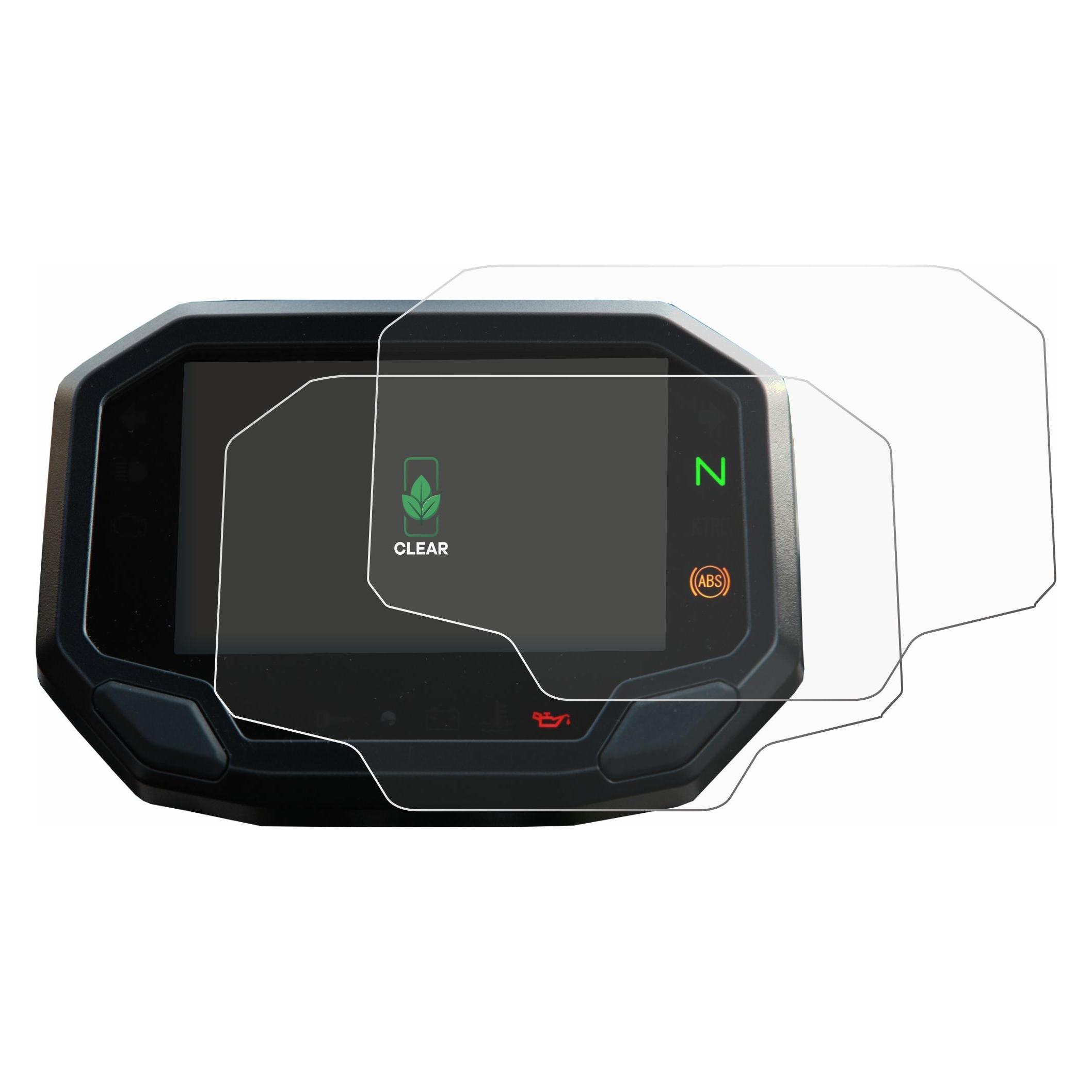 ScreenLeaf Schutzfolie für Kawasaki Ninja 650 / 1000SX 2020+ Displayschutz Display Schutz Folie Klar (6158539)