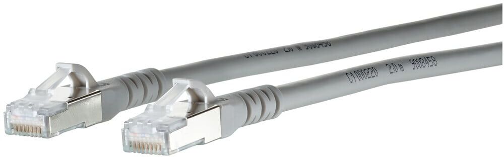 BTR NETCOM Patchkabel S/FTP gr 1,0m Cat.6A 1308451033-E ; Metz Connect)