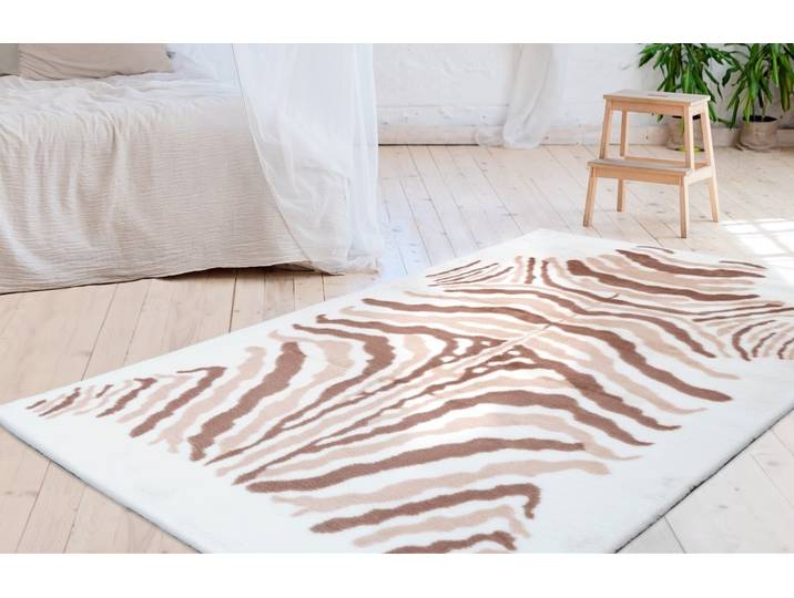 Hochflor-Teppich CALO-DELUXE Vogesen 400 Gr. 4, weiss (weiß, elfenbeinfarben), B:160cm H:30mm L:230cm, Kunstfaser, Teppiche, Hochflor-Teppich, weiche Haptik, Wohnzimmer