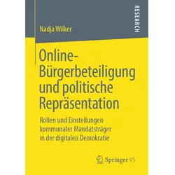 Online-Bürgerbeteiligung und politische Repräsentation, Fachbücher von Nadja Wilker