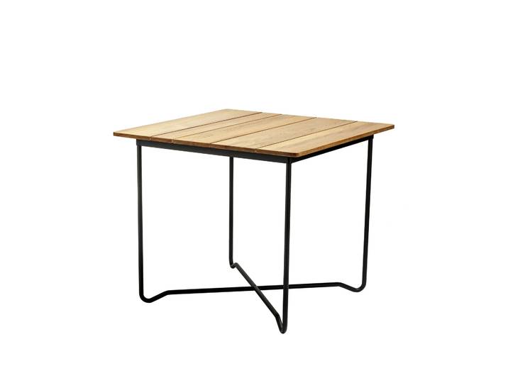 Skargaarden Grinda Tisch Teak, small, schwarzes Gestell